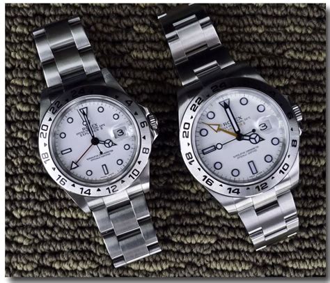 rolex explorer ii 42mm vs 40mm|More.